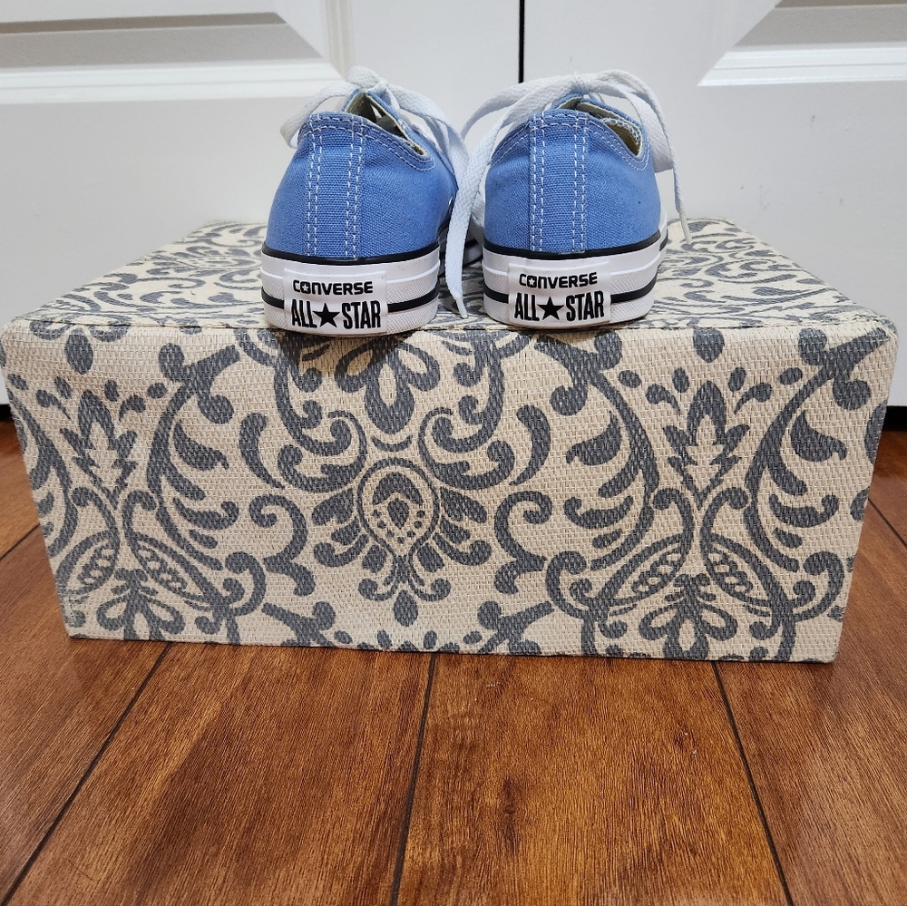 Converse Chuck Taylor All Stars Womenâs Light Blue Menâs 6 Womenâs 8 Low Top - Picture 3 of 6